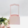 Декоративный ящик из фанеры квадратный с ручкой 140*125*h270 королевско-розовый