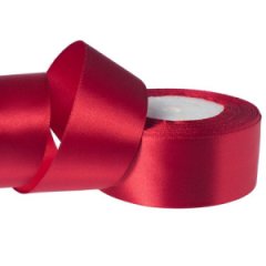 Лента атласная 3,8/25 вишневый