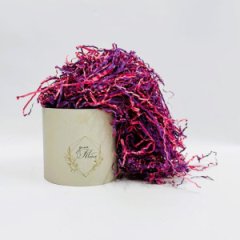 Наполнитель Бумажный двухцветный 100гр ярко розовый/фиолетовый