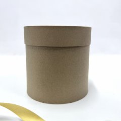 Коробка круглая 16*16 .крафт