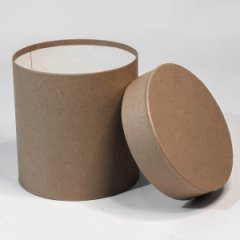 Коробка круглая 16*16 натуральная