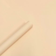 Крафт бумага двухсторонняя Сливочный 68см/60гр/10 м ± 5%