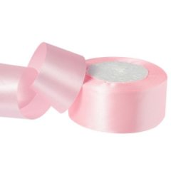 Лента атласная 3,8/25 розовый