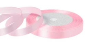 Лента атласная 1,2/25 бежево-розовый