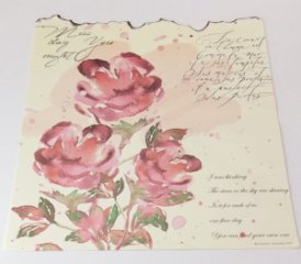 Матовая пленка История любви 50*58 см 15 листов с принтом 1