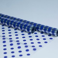 Пленка Горох сиреневый 70см*10ярд ± 5%