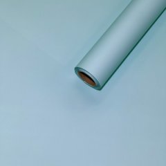 Пленка матовая Корея однотонная двухсторонняя Морской бриз 48см*10м±5% 50мкр Светлая-Лазурь