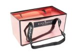 Пластиковая сумка Mirror 12*12*23 см цв. Розовое золото