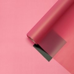 Пленка матовая Лайт яркая малина 58см 50мкр 400гр