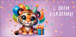 Конверт для денег С Днем Рождения! 0323.162