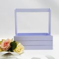 Декоративный ящик прямоугольный декор Рейки 245*125 h270 Лаванда