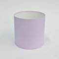 Коробка круглая без крышек 21*21 светло-сиреневый