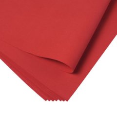 Фоамиран 60х70 см, (10 листов в уп.), 1,1мм цв. красный