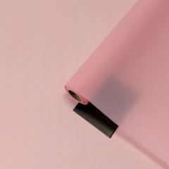 Пленка матовая Лайт пастельно-розовый 58см 50мкр 400гр ± 5% без втулки