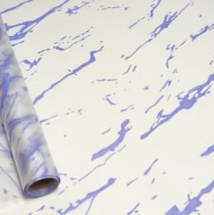 Пленка матовая с рисунком 50 мкр Мрамор сиреневый 60см*8,5м