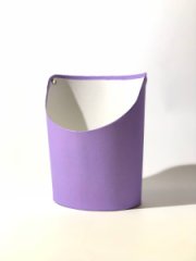 Ваза Овал 12,5*13,5*18 .сиреневый