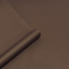 Крафт бумага двухсторонняя Шоколад 68см/60гр/10 м ± 5%