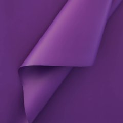 Пленка матовая Корея однотонная двухсторонняя темная сирень 58см*10м±5% 50мкм