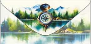 Конверт для денег Компас 0321.579