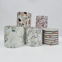 Коробки круглые. Без крышек. Набор из 5 (13*13/16*16/18*18/20*20/23*20) Нежность