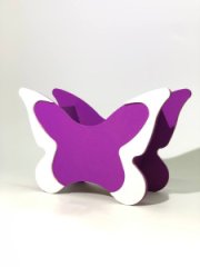 Кашпо Бабочка фуксия  (23*15*8)