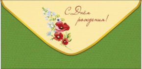 Конверт для денег С Днем Рождения! 0320.899