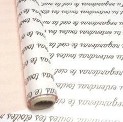 Пленка матовая с рисунком двусторонняя 50 мкр Маленький принц пудра 60см*8м