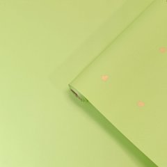 Пленка матовая двухсторонняя Романтика олива 58см*10м±5% 65мкр