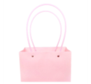 Сумка с пластиковыми ручками 22*10,5*13,3 cm розовый