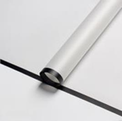 Упак. материал Листовая пленка с каймой 58*58 см ,20 листов, черный.