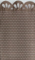 Гофрированная бумага Горошек 50см*66см кофе