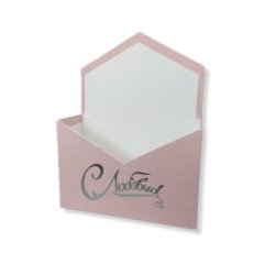 Конверт 180*240*70 с сереб. тиснением С любовью нежно-розовый