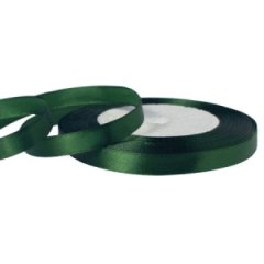Лента атласная 1/25 зеленый