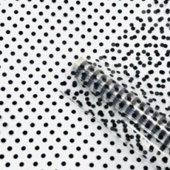 Пленка Крафтовый горох черный 70см*200гр ± 5%