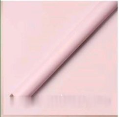Набор матовой пленки с золотой каймой 58/58 см 20 листов светло-розовый
