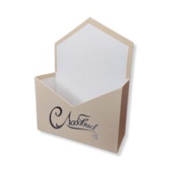 Конверт 180*240*70 с сереб. тиснением С любовью ваниль