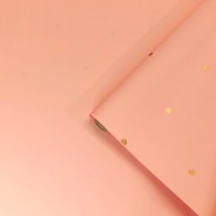 Пленка матовая двухсторонняя Романтика пудровый 58см*10м±5% 65мкр