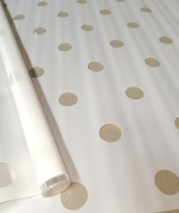 Пленка Шары белый 70см*10ярд ± 5%