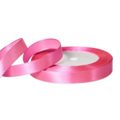 Лента атласная 1,2/25 ярко-розовый