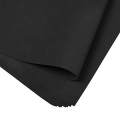 Фоамиран 60х70 см, (10 листов в уп.), 1,1мм цв. черный