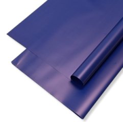 Пленка матовая однотонная двухсторонняя синий 10 листов 58*58 50мкр