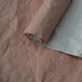 Бумага Эколюкс двухцветная пыльная роза/белый 70см * 5 ярдов ± 5%