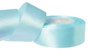 Лента атласная 3,8/25 голубой