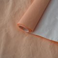 Бумага Эколюкс двухцветная персиковый/белый 70см * 5 ярдов ± 5%