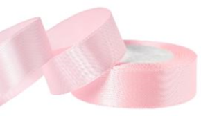 Лента атласная 2,5/25 нежно-розовый