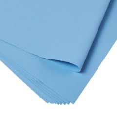 Фоамиран 60х70 см, (10 листов в уп.), 1,1мм цв. небесный