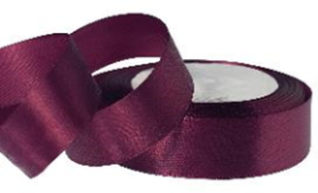 Лента атласная 2/25 сливовый