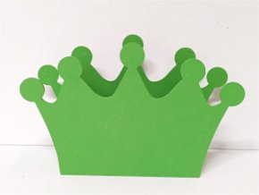 Кашпо Корона (150*240*80) зеленая