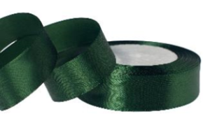 Лента атласная 2/25 зеленый