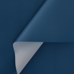 Пленка матовая двухсторонняя белый/темно-голубой 10 листов 58*58 50мкр